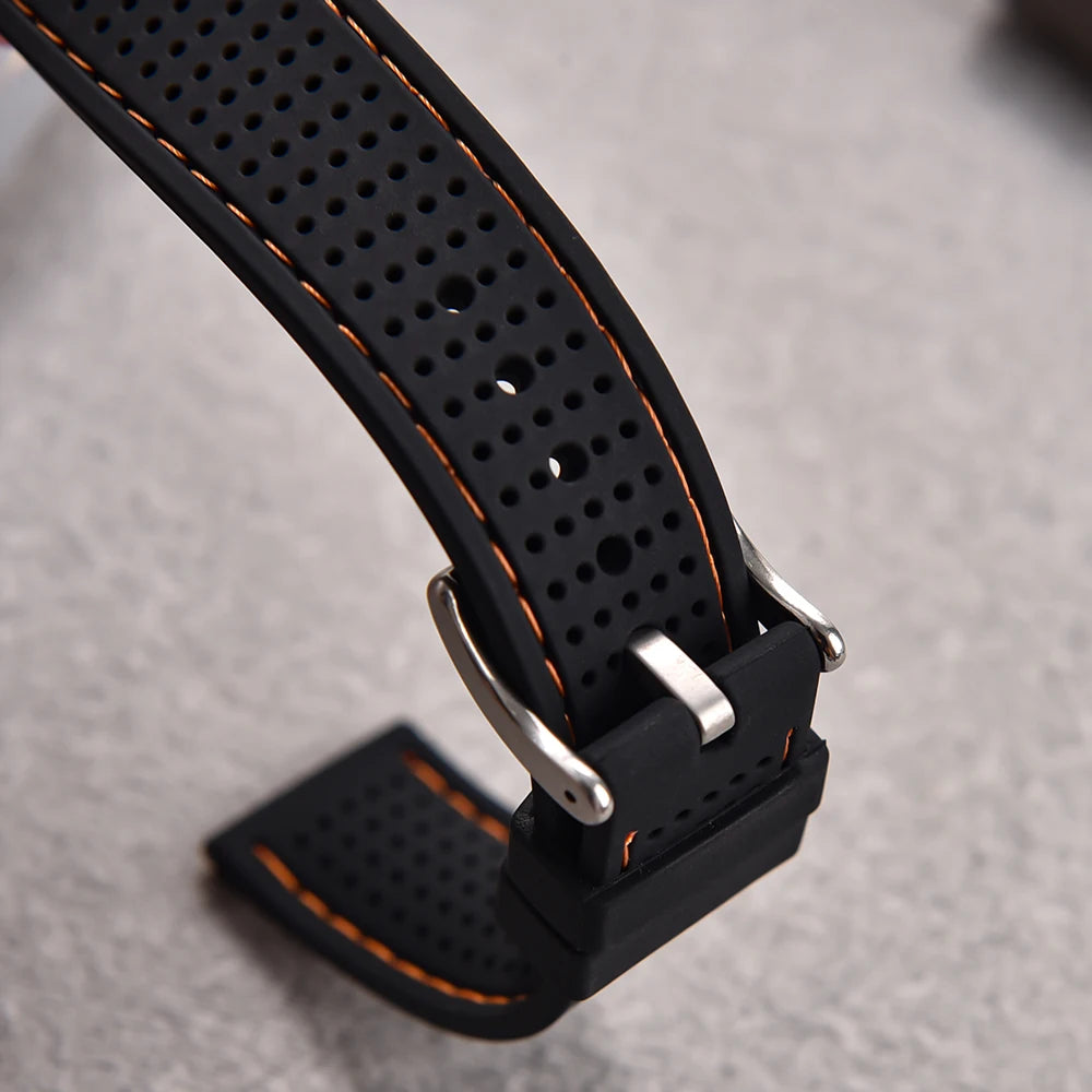 NATOBELT Soft Porous Rubber Watch Strap – Quick Release (18-22mm)