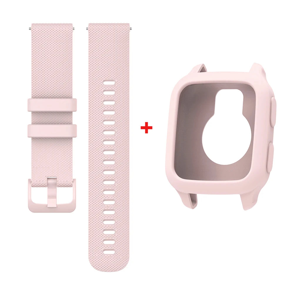 20mm Silicone Strap for Garmin Venu SQ/Venu 2 Plus & Amazfit Bip S/U