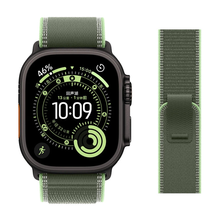 Alpine Loop for Apple Watch Ultra 3 Band 49mm 44mm 45mm 46mm 41mm 42mm Nylon Trail bracelet correa Series 11 10 9 8 7 6 se Strap
