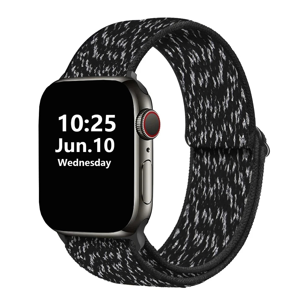 Stretchy Double-Layer Loop Apple Watch Band 38–45mm for Series 1–8