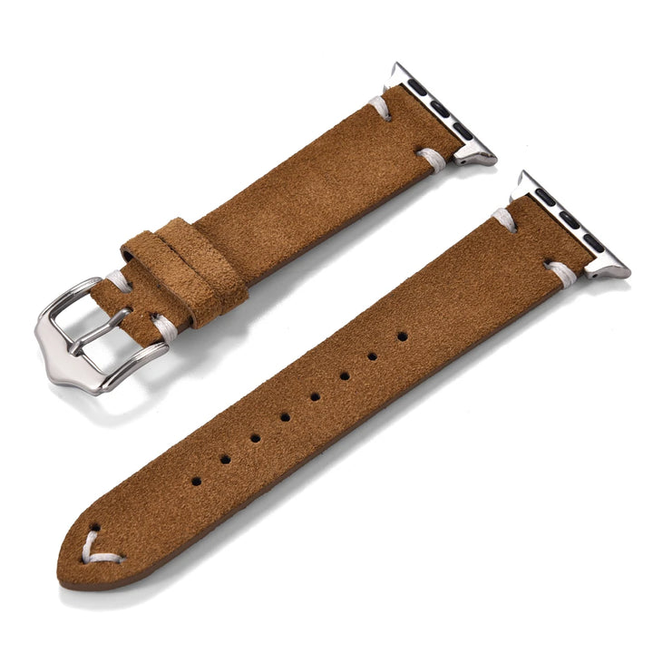 Suede Leather Strap for Apple Watch Band 49mm 44mm 41mm 42mm 38mm 46mm Bracelet Men Women iWatch Ultra Series 2 10 9 8 7 SE 5 4