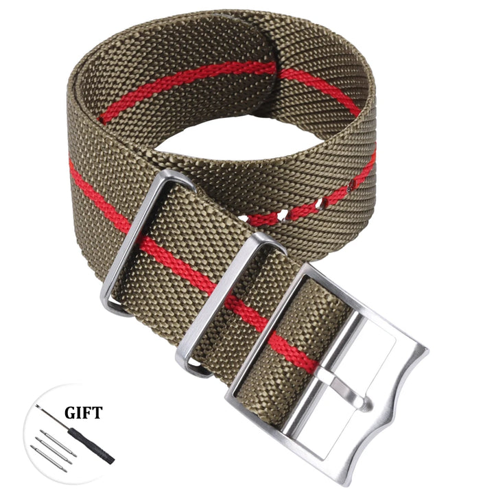 Premium Canvas Nylon Watch Strap 20/22mm