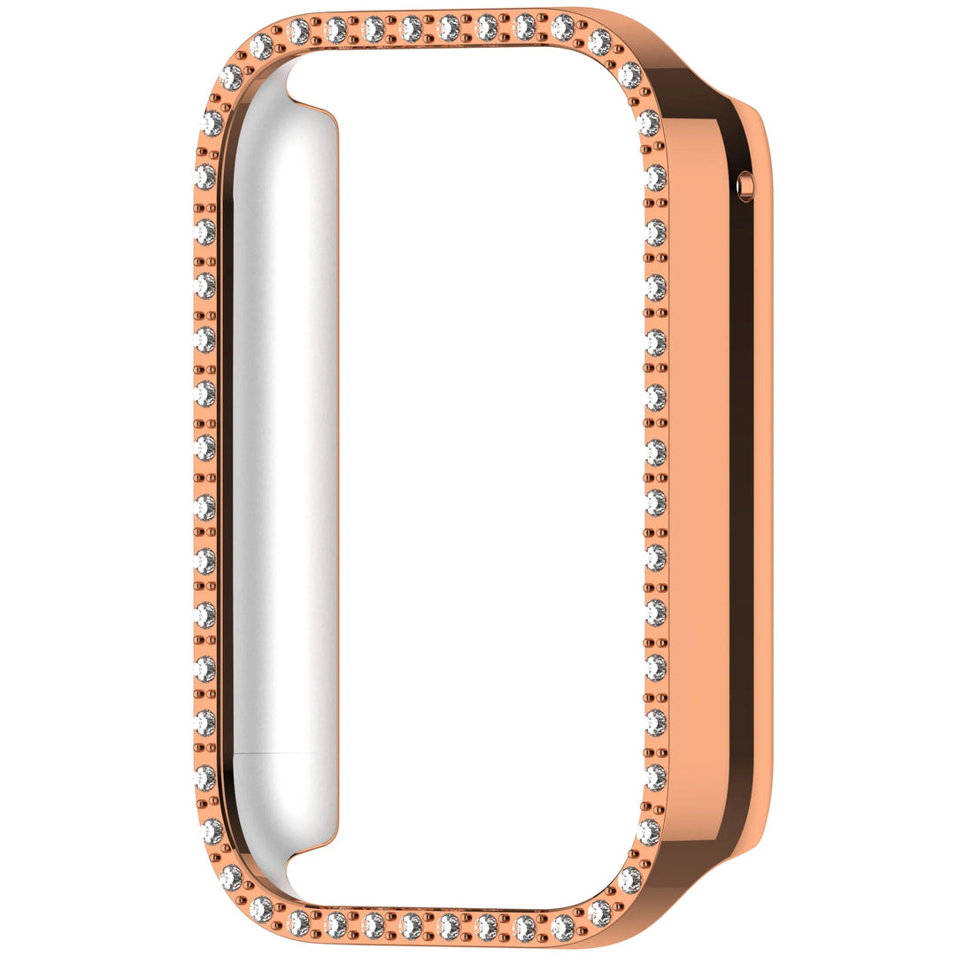 Hollow PC Protective Case with Rhinestones for Xiaomi Mi Band 9 Pro