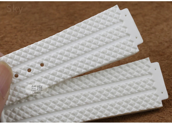 Silicone Rubber Watch Strap for Hublot (26×19mm, 24×17mm)