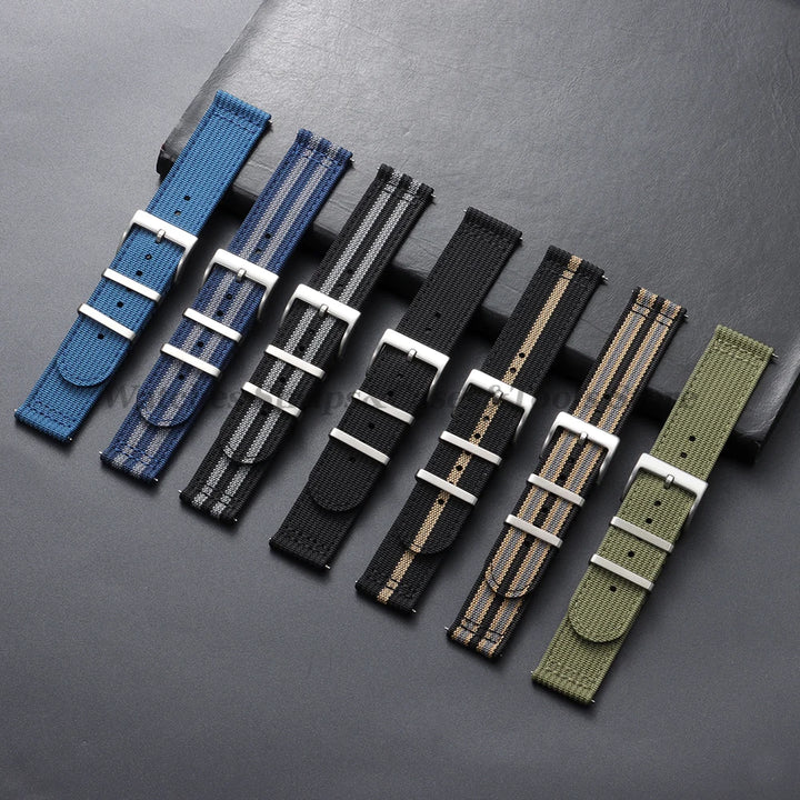 Soft Nylon Strap (20–22mm) – Quick Release Sport
