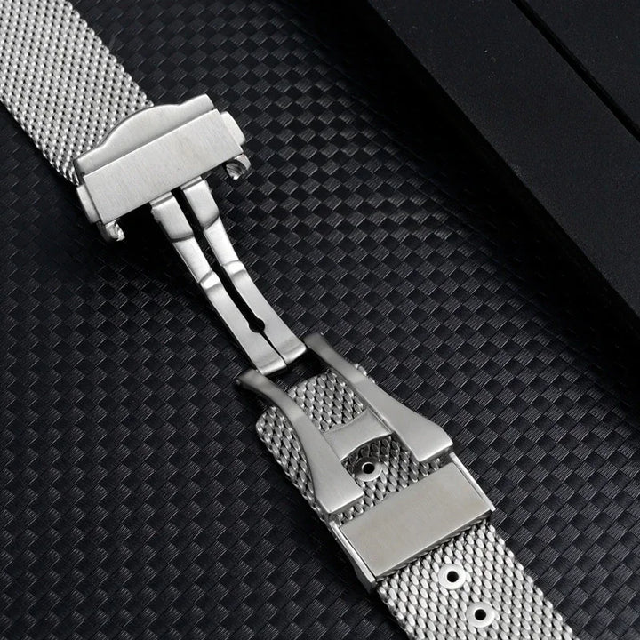 Milanese Mesh Steel Watch Band 20mm for Omega Haima 300