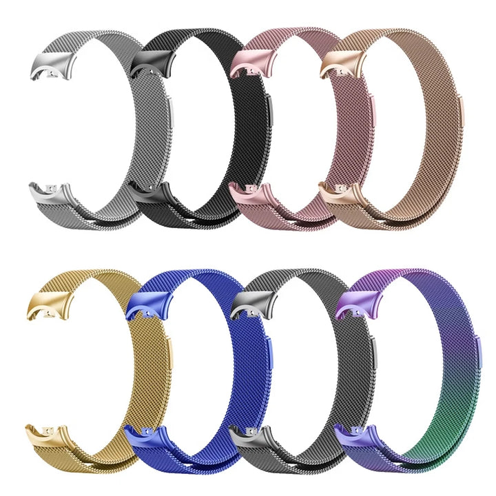 Stainless Steel Magnetic Strap for Xiaomi Mi Band 8, 9, 10
