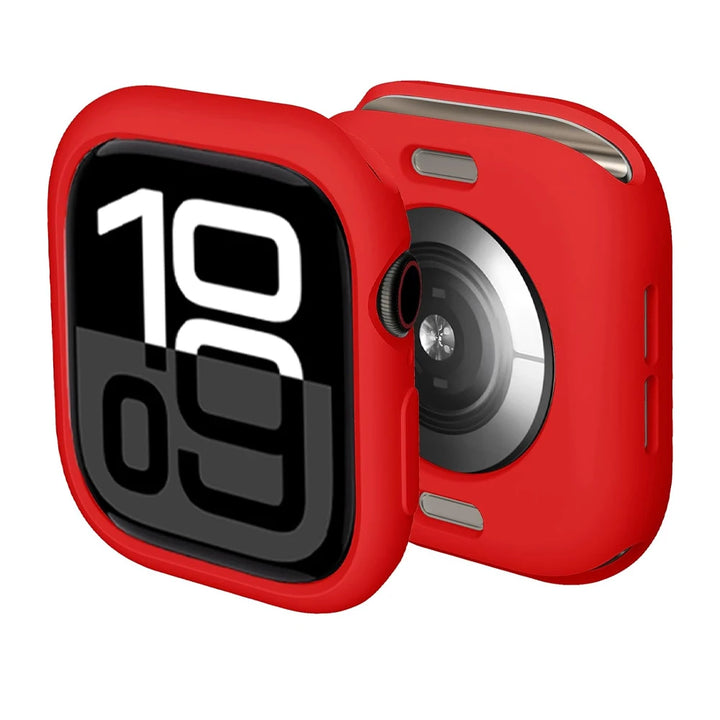 Case for Apple Watch 10 11 46mm 42mm Accessories Shockproof Protective Soft Silicone Bumper Shell Cover iwatch Series protector