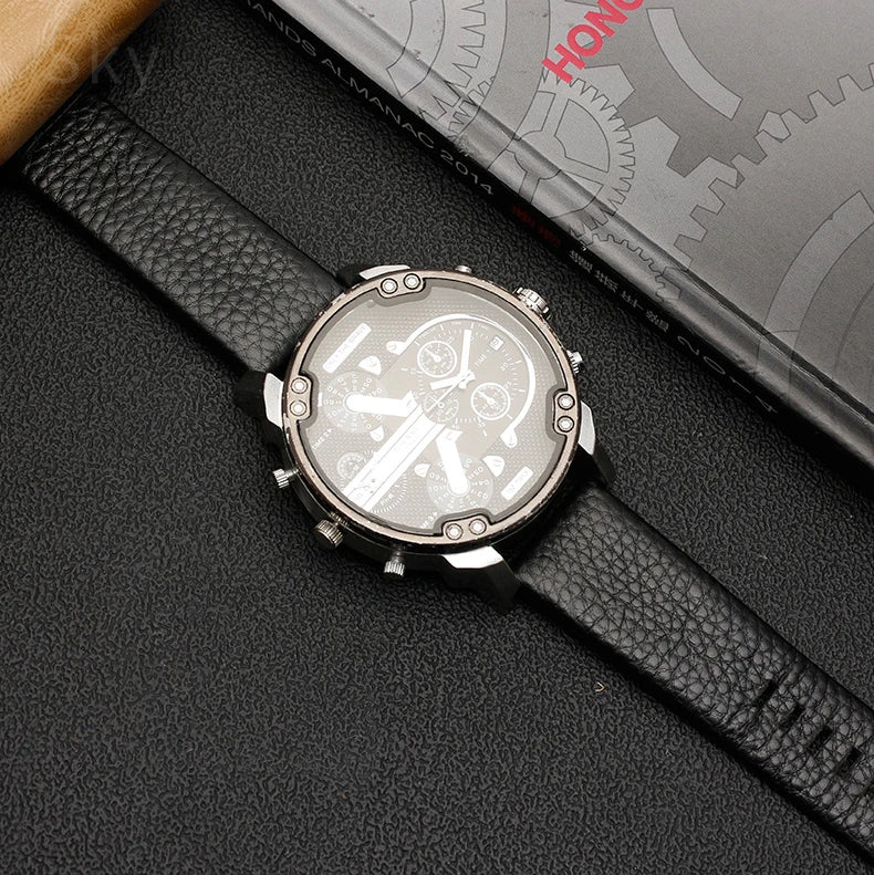 Genuine Leather Watch Strap for Diesel (22–30mm)