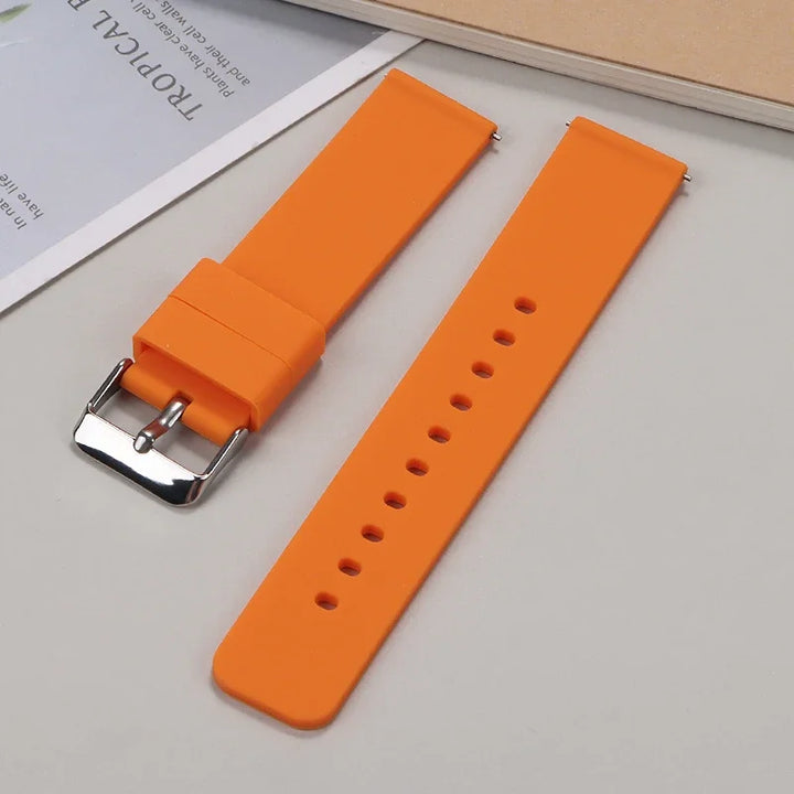 Soft Silicone Quick Release Watch Strap 10–24mm – Universal