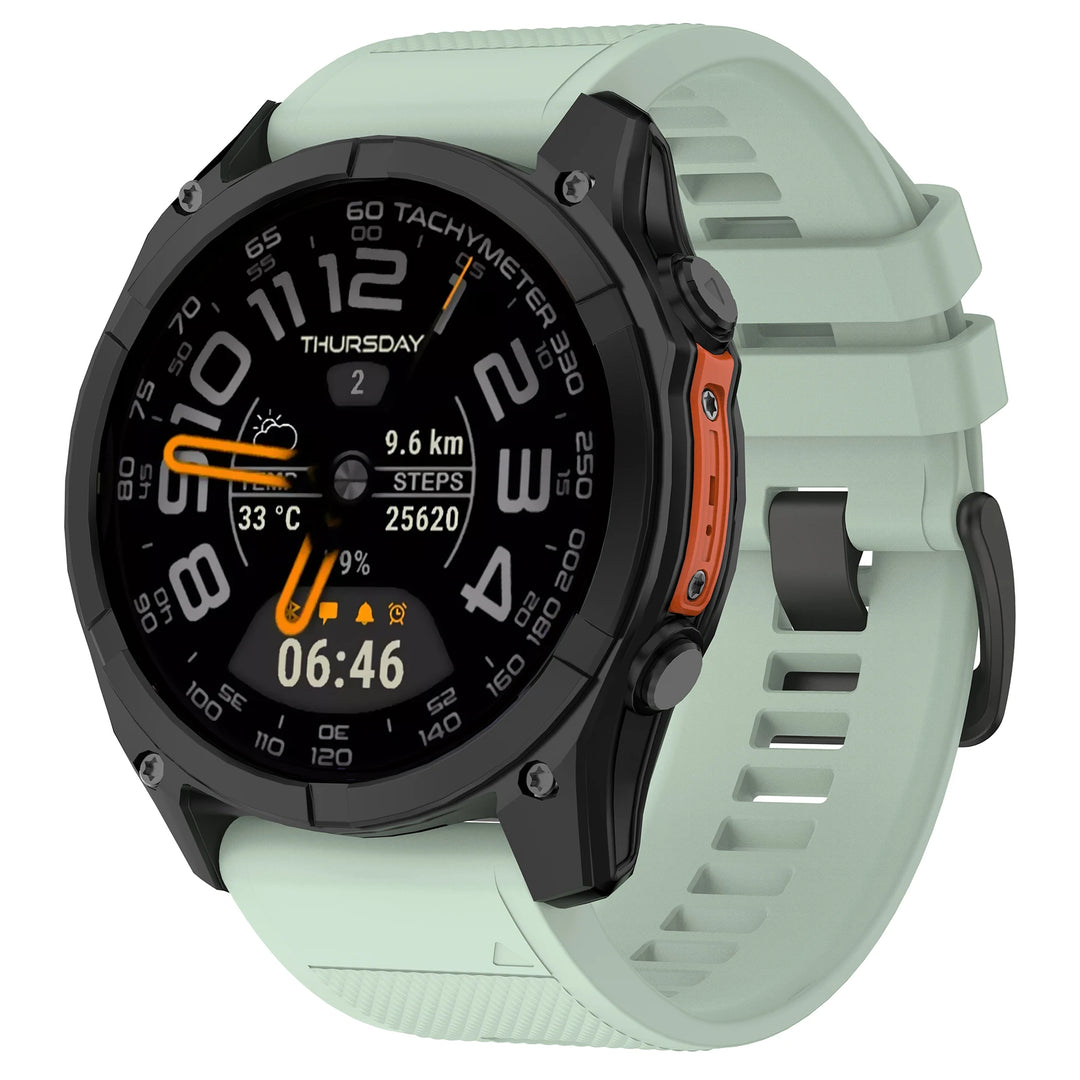 QuickFit Silicone Watch Strap 22/26mm for Garmin Fenix 5–8 & Epix Pro