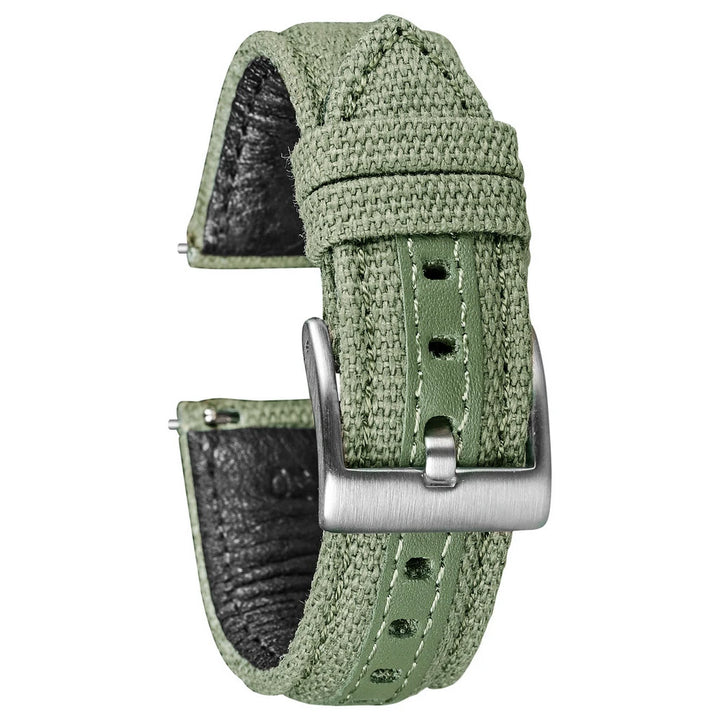 Hemsut Canvas Quick-Release Nylon Watch Strap (18-24mm)