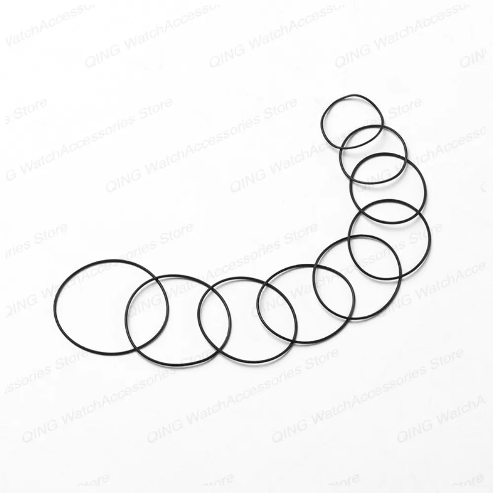Watch Repair O-Ring Gasket Set – 0.5/0.6mm Waterproof & Oil-Resistant