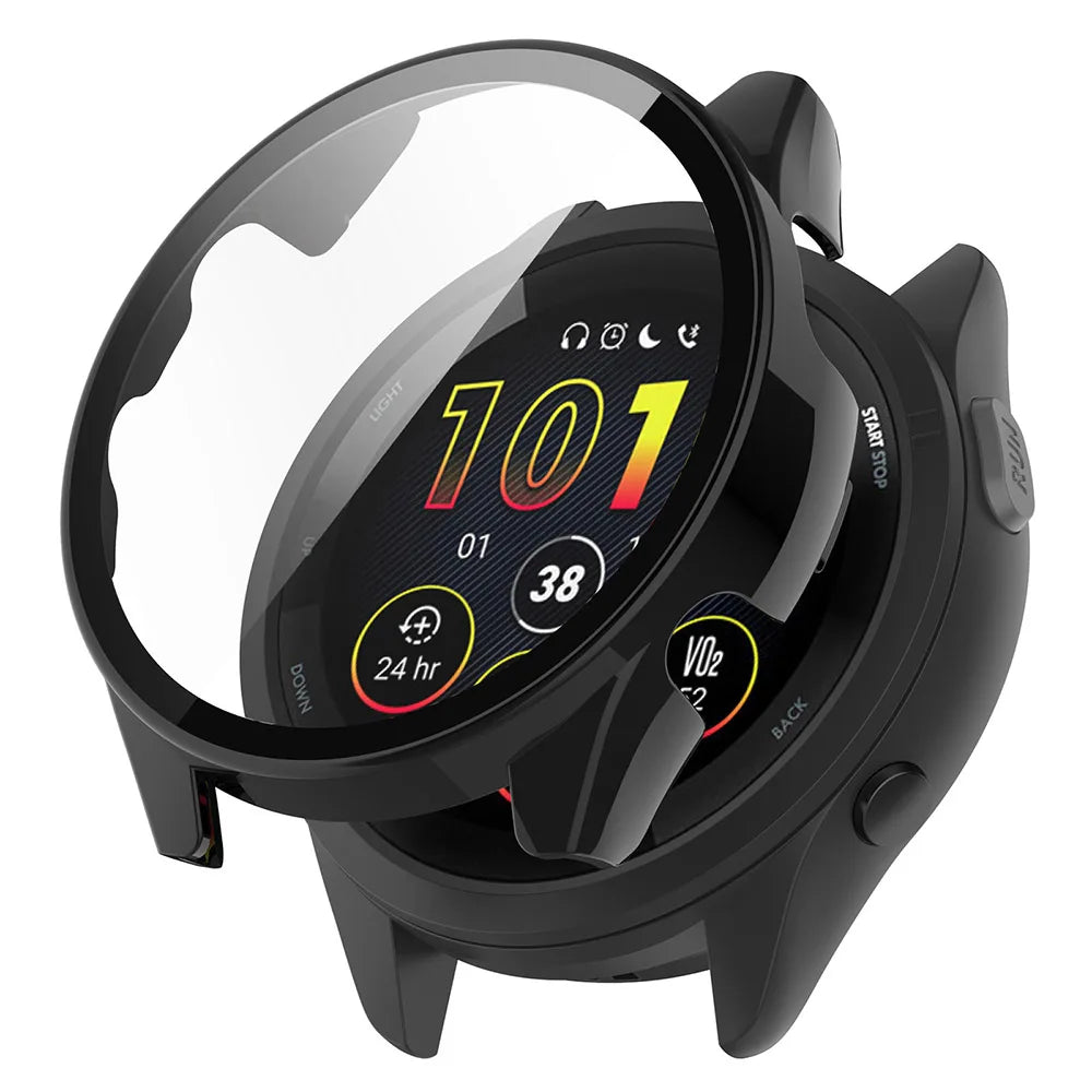 PC+Glass Full Protective Case for Garmin Forerunner 265/265S