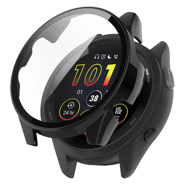 PC+Glass Full Protective Case for Garmin Forerunner 265/265S