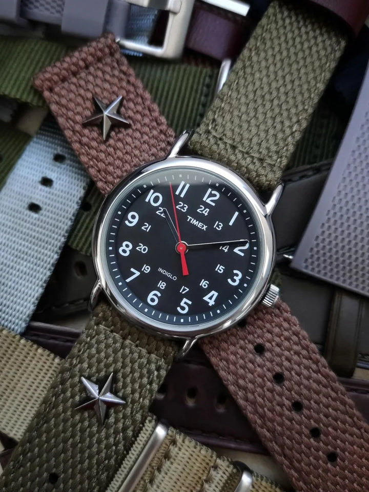 HEMSUT Nylon Quick-Release Watch Strap – 20/22mm Canvas for Men & Women