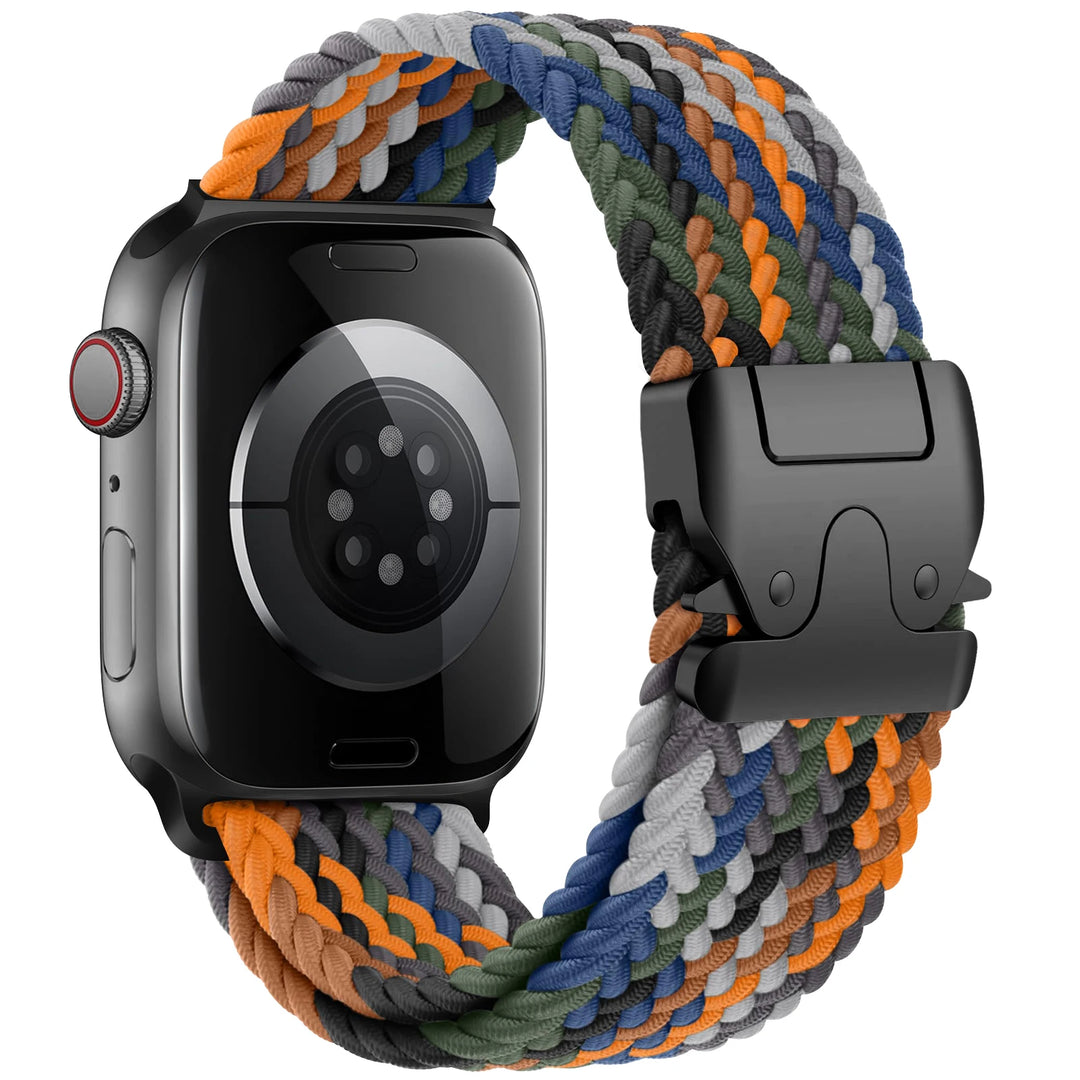 Parachute Straps for Apple watch 10 Band 46mm 42mm 45mm Ultra 49mm 44mm 41mm Braided bracelet correa iWatch Series 9 8 SE 5 6 7
