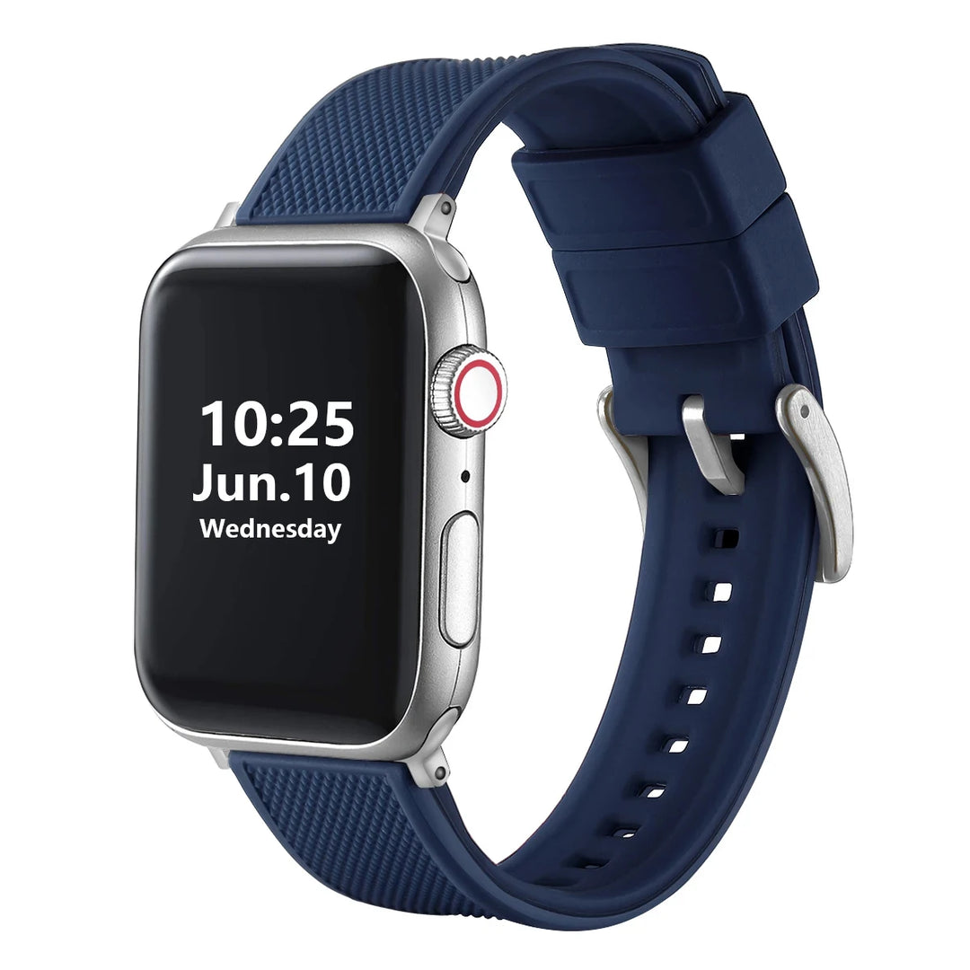 New Silicone Rubber Apple Watch Band 38–45mm