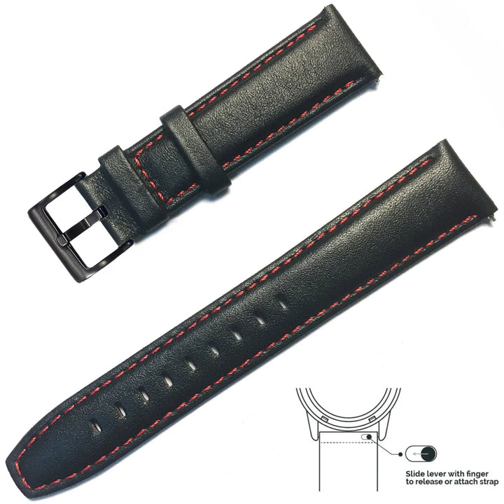 Vintage Genuine Leather Watch Strap 20/22mm