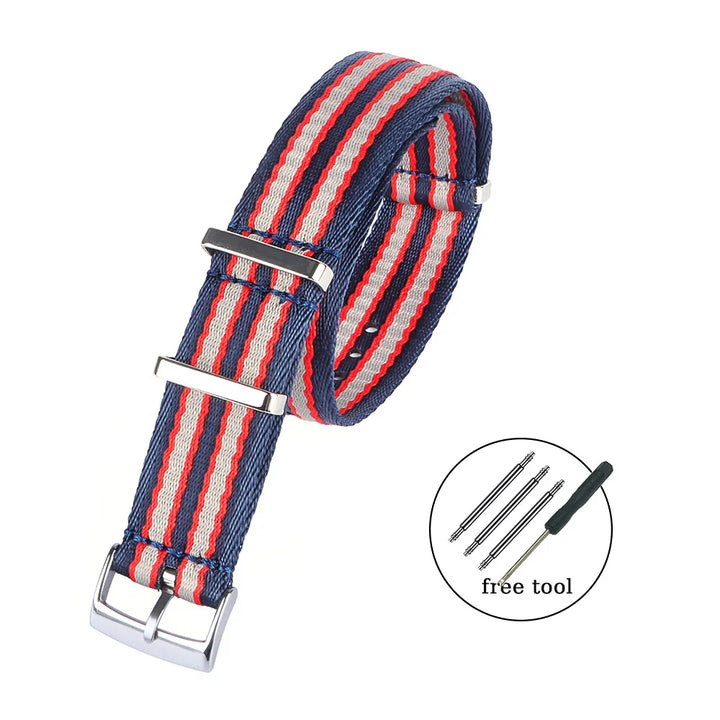 Nylon Canvas Watch Strap 20mm (Omega, Rolex & Tudor)
