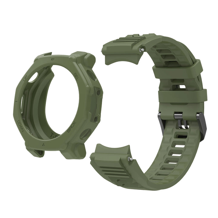 Silicone Strap & Protective Case for Amazfit T-Rex 3 Pro – 48mm Replacement Band