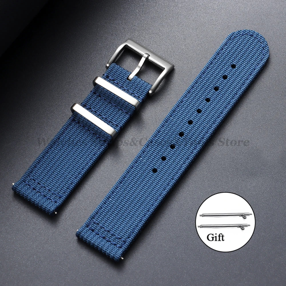Soft Nylon Strap (20–22mm) – Quick Release Sport