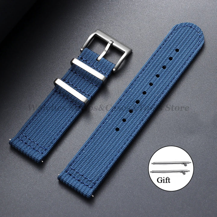 Soft Nylon Strap (20–22mm) – Quick Release Sport