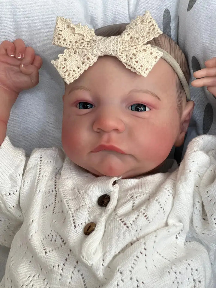 49 cm Levi Full‑Body Silicone Reborn Baby Doll – Lifelike with Visible Veins