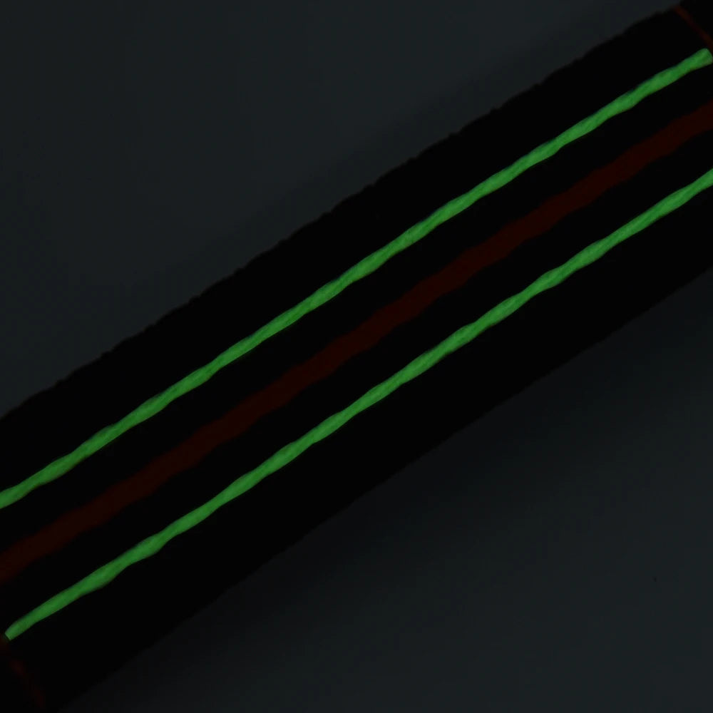 NATOBEL Embroidery Recycled Nylon Sailcloth Strap 20mm 22mm Luminous Recycled Nylon Watchband For Scuba Fifty Series Watches