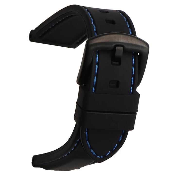 Waterproof Silicone Rubber Watch Strap (20-26mm)