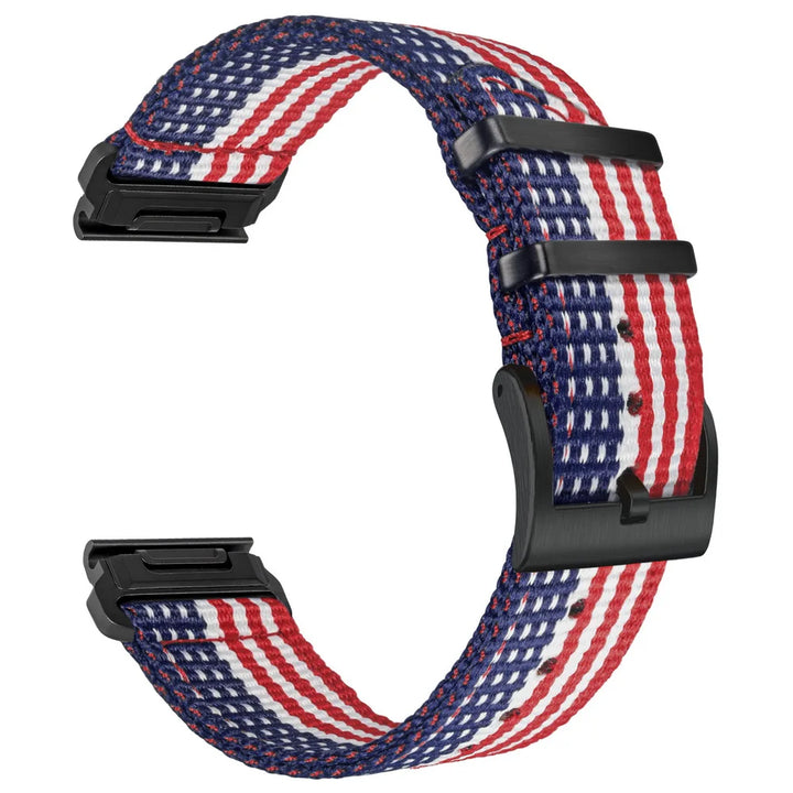 Nylon QuickFit Watch Strap – 22/26mm for Garmin Fenix 6/7/8, Epix, Instinct, Tactix, MARQ