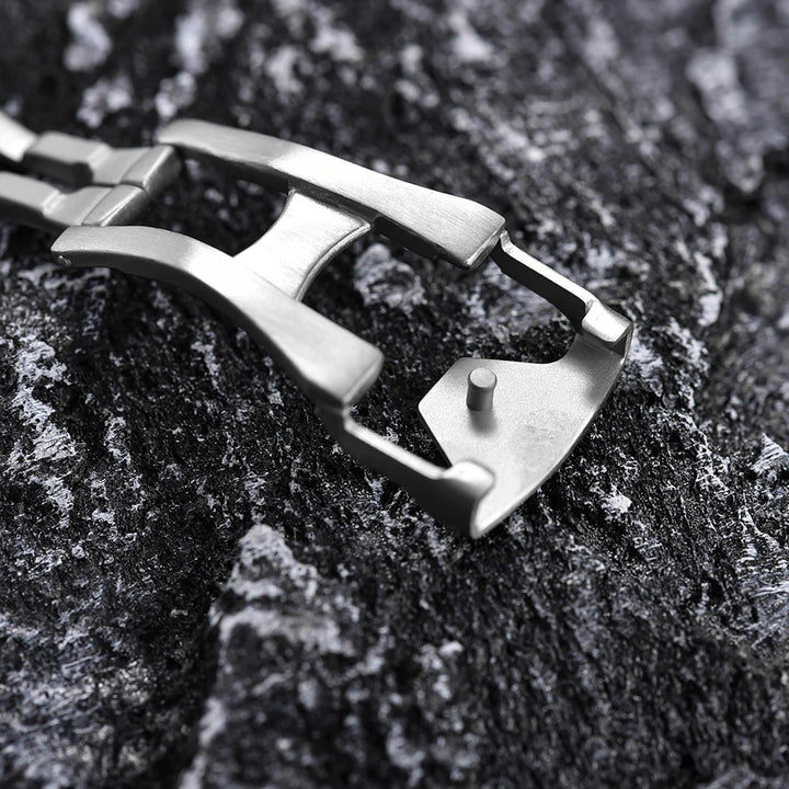 Stainless Steel Deployment Clasp 18–22mm for Omega Watches – Butterfly Buckle