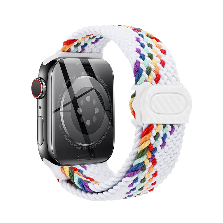 Strap For Apple watch band 44mm 42mm 40mm 45mm 46mm 41mm 49mm Braided Solo Correa Bracelet iWatch Series 9 8 10 7 6 5 4 se Ultra