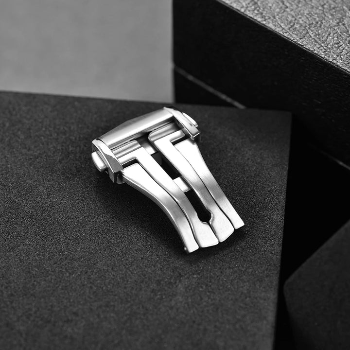 JUELONG Metal Folding Buckles For Omega 18mm 20mm 22mm Steel Brush Buckle Nylon Leather Rubber Watchband Clasp Deployment Clasps