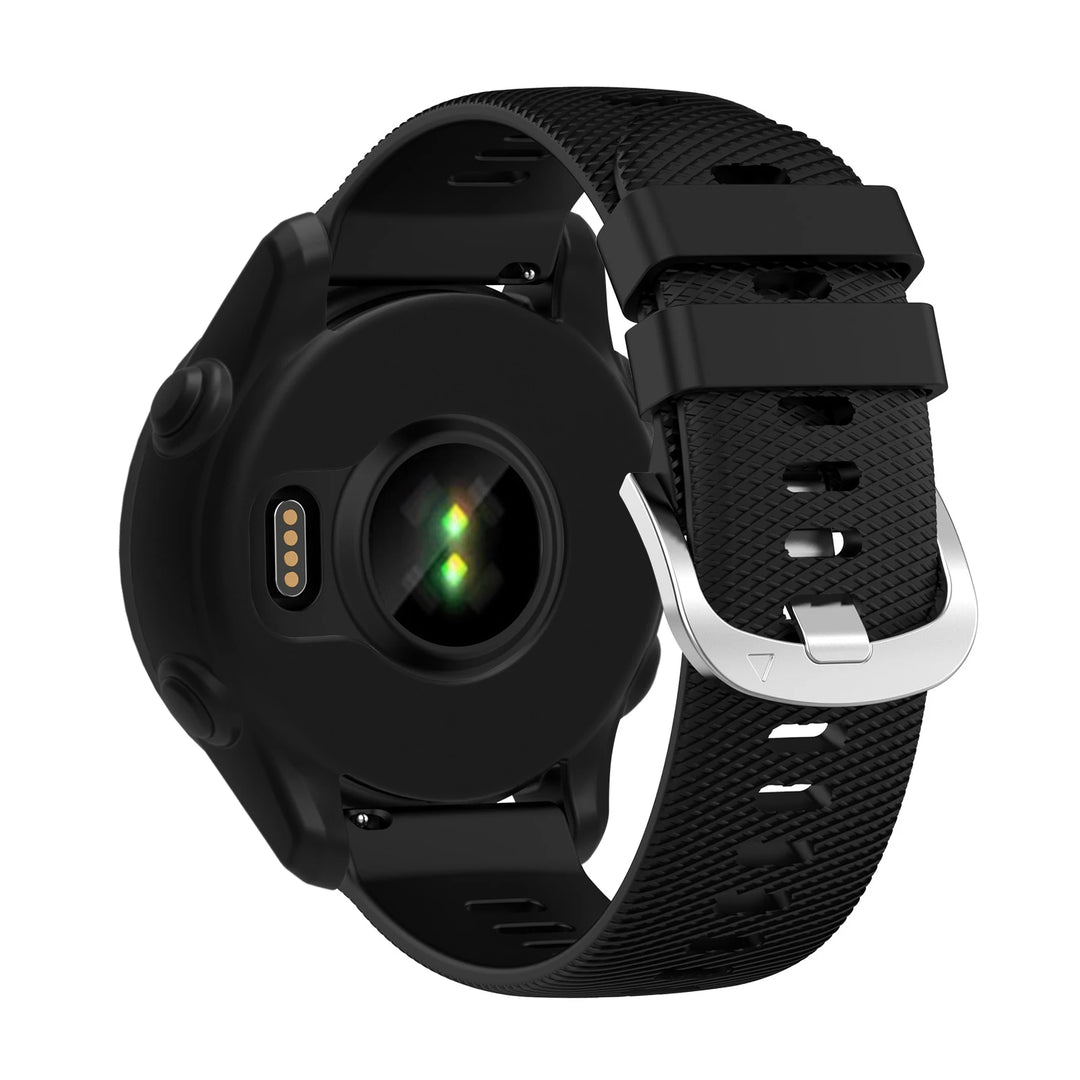 Silicone Strap with Protective Case for Garmin Forerunner 255/265