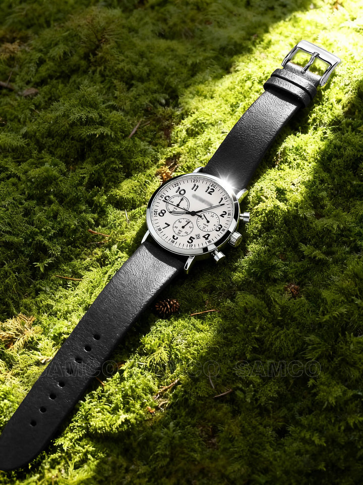 Minimalist Leather Watch Strap 12–22mm