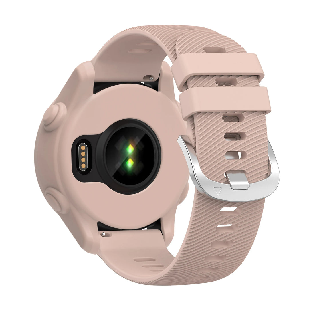 Silicone Strap with Protective Case for Garmin Forerunner 255/265