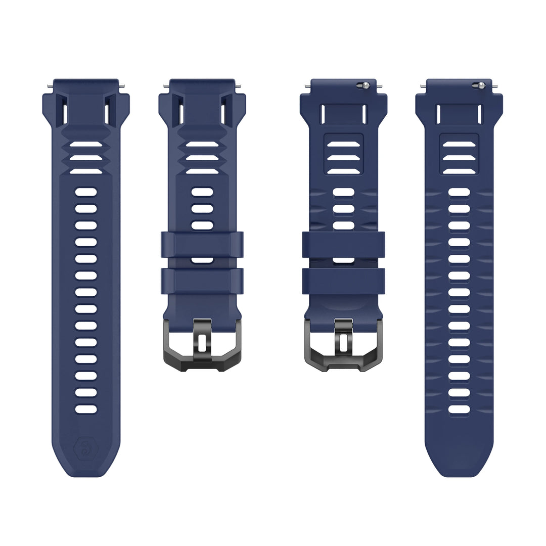 Silicone Strap with Protective Case for Amazfit T-Rex 3 Pro (44mm)
