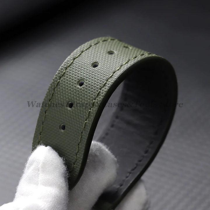 20mm 22mm Sailcloth Nylon Watchband for Samsung Galaxy Watch8/7/6/5 Watch Men Women Quick Release Leather Waterproof Watch Strap