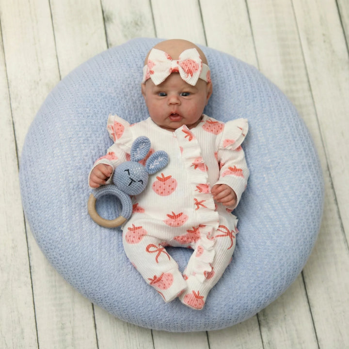 NPK 22inch Reborn Toddler Doll with 3D Skin Gounchi High Quality Hand Painted Collectible Art Doll for Children