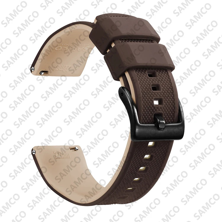 Premium Silicone Quick-Release Watch Band 18/20/22mm