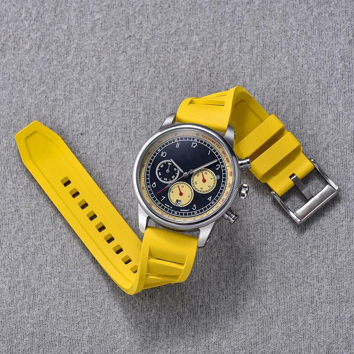 Premium Fluoro Rubber Watch Band Quick Release FKM Rubber Watch Strap 20mm 22mm Watch Strap Watch Replacement Watchband