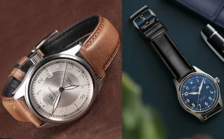 Hemsut Genuine Leather Watch Bands Quick Release Handmade HORWEEN Cowhide Leather Wrist Straps 18mm 19mm 20mm 21mm 22mm