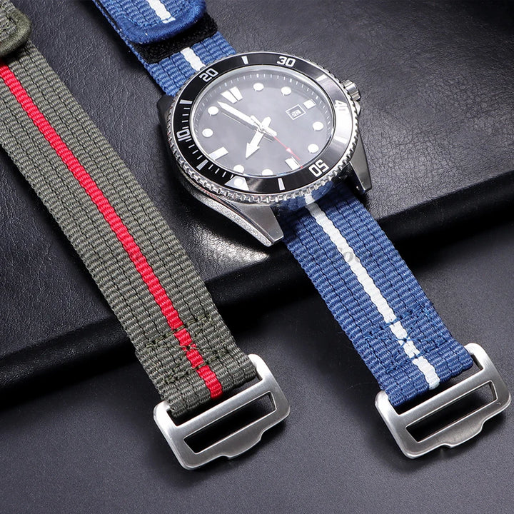 Nylon Military Sport Watch Strap (20mm/22mm)