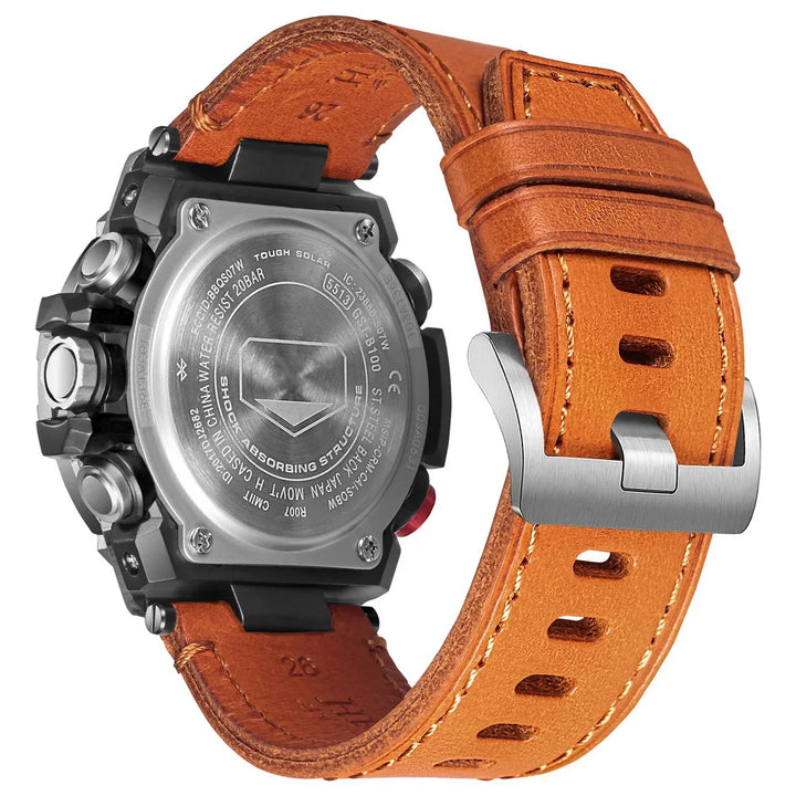 Genuine Leather Watch Strap for G-Shock GST-B100 – Soft & Fashionable