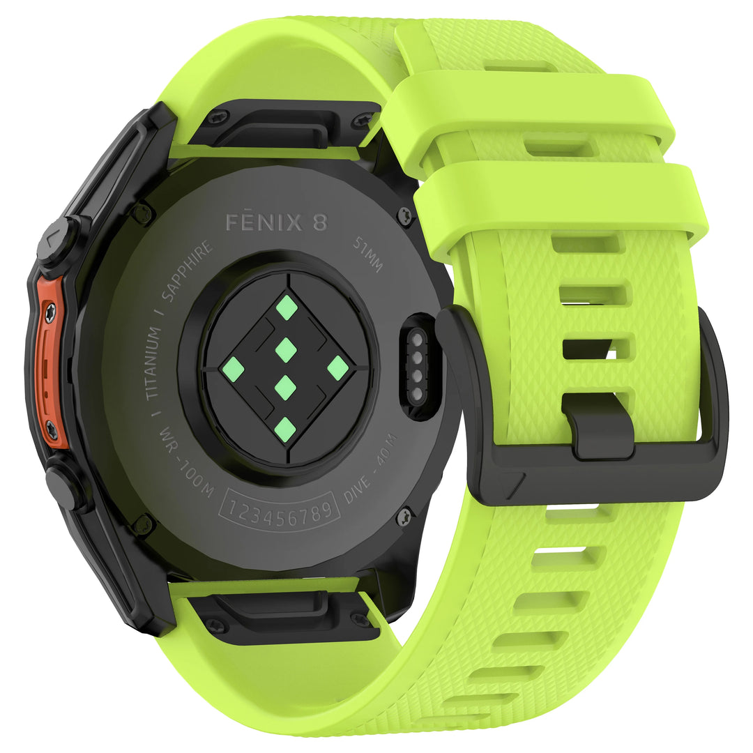 QuickFit Silicone Strap for Garmin Fenix, Epix & Quatix (22-26mm)
