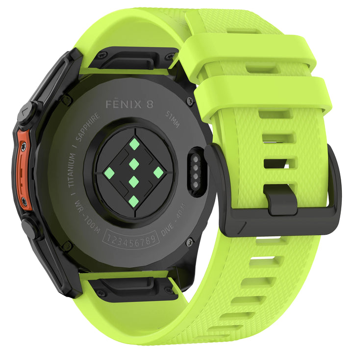 Silicone Watch Band for Garmin Fenix & Epix (22-26mm)