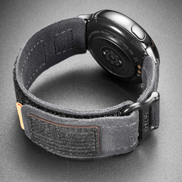 HEMSUT Suede Leather Strap for Huawei – Quick Release, 20/22mm