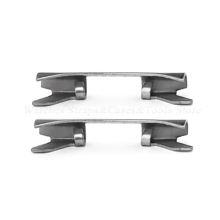 2PCS Stainless Steel Band Connectors for Seiko – Oyster Curved End Adapter (12-24mm)