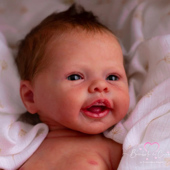 17″ Blossom Unpainted Reborn Doll Kit – Name Engraved Neck with Cloth Body